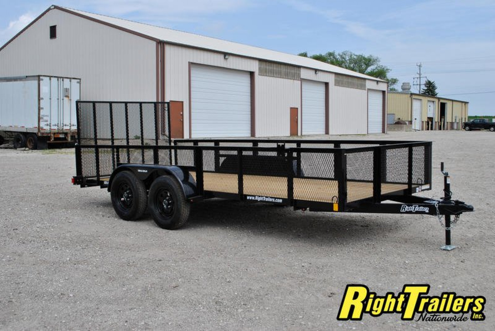 New 2024 6X16 Red Hot Utility Trailer