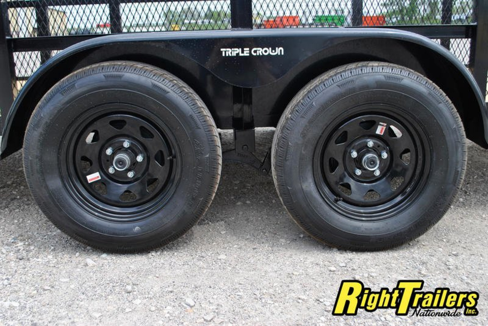 New 2024 6X16 Red Hot Utility Trailer