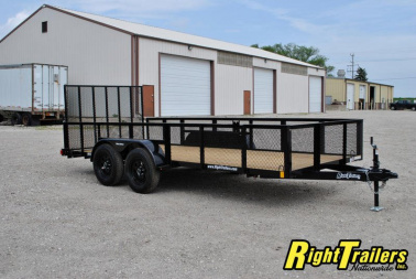 New 2024 6X16 Red Hot Utility Trailer