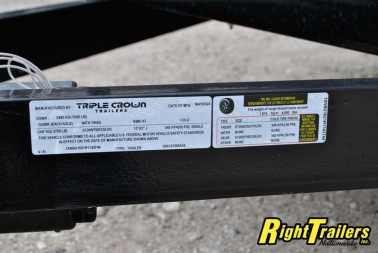 New 2024 6X16 Red Hot Utility Trailer