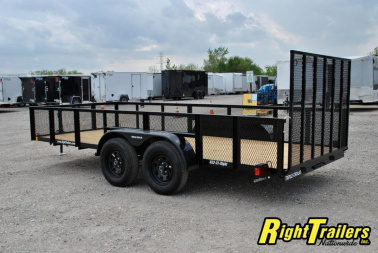New 2024 6X16 Red Hot Utility Trailer