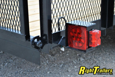 New 2024 6X16 Red Hot Utility Trailer