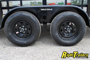 New 2024 6X16 Red Hot Utility Trailer