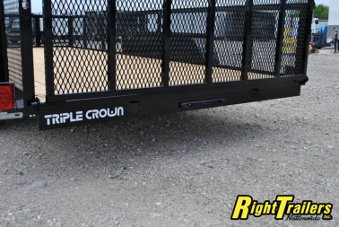 New 2024 6X16 Red Hot Utility Trailer