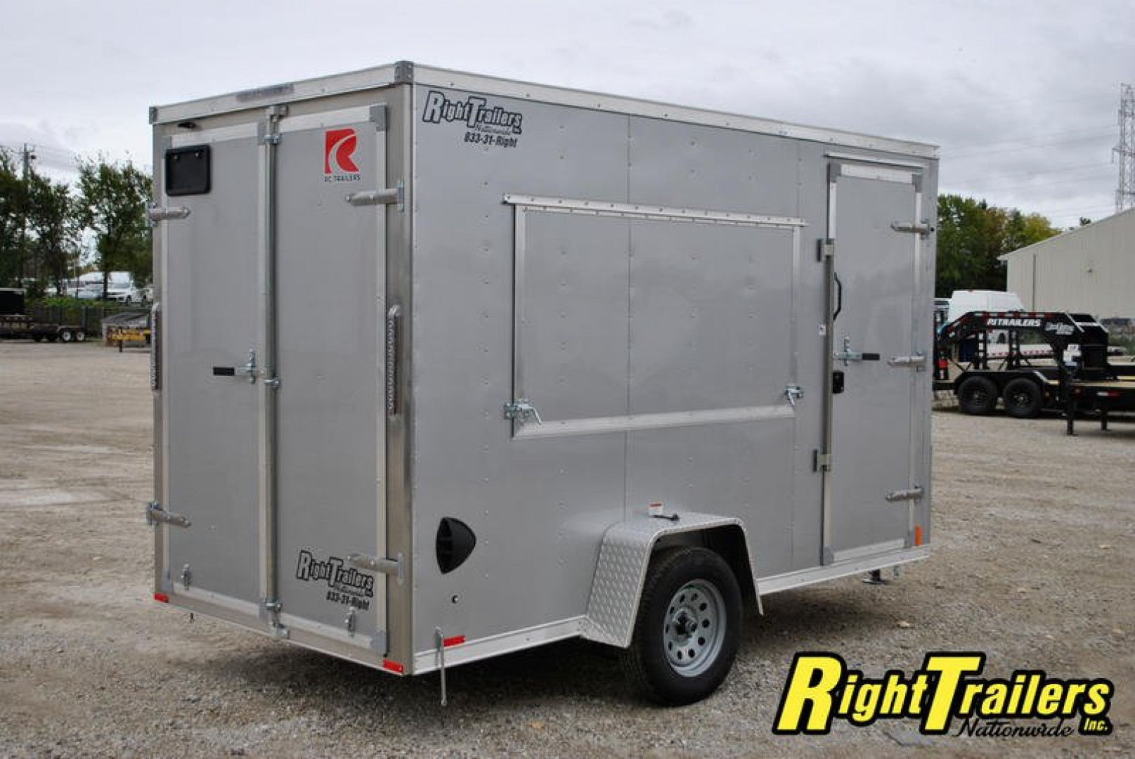 New 2024 6x12 RC Concession Trailer