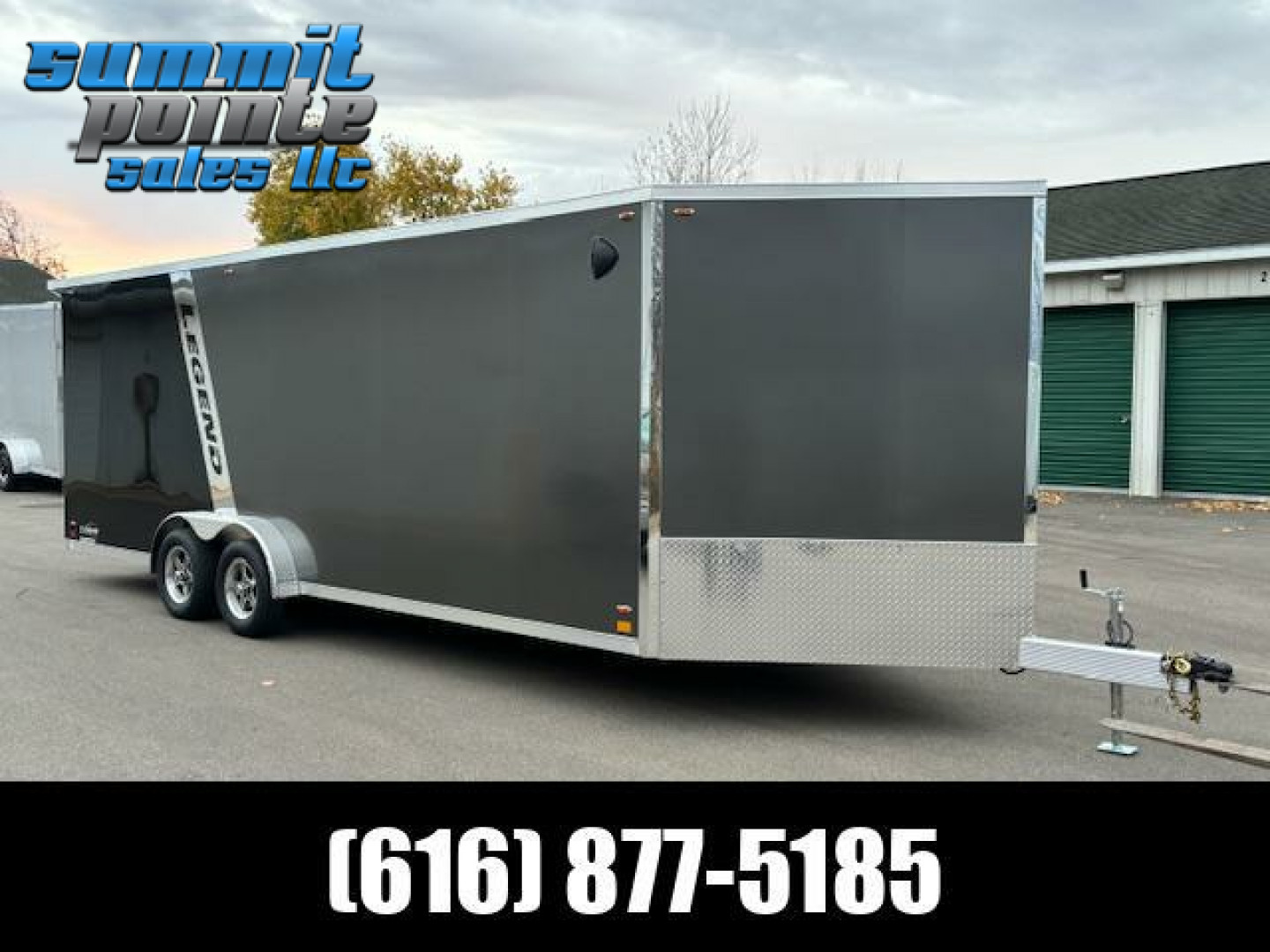 New 2025 Legend Trailers 7.5X27ETA35  Snowmobile Trailer