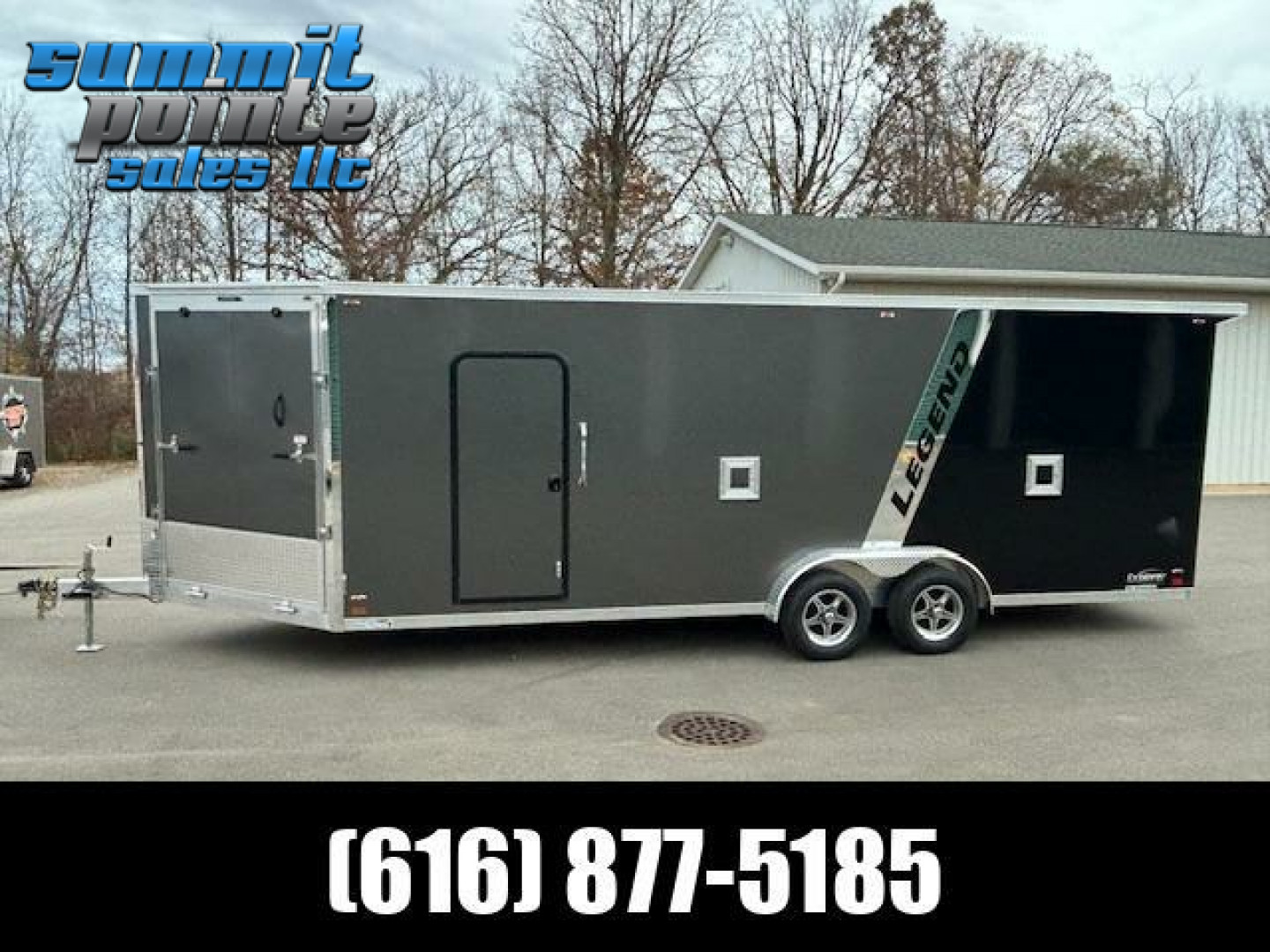 New 2025 Legend Trailers 7.5X27ETA35  Snowmobile Trailer
