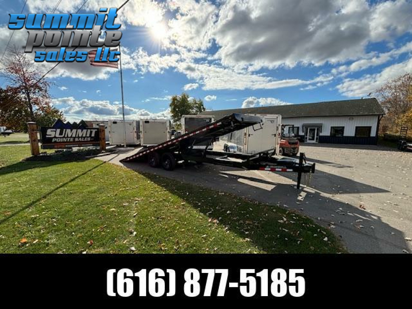 New 2025 Iron Bull Trailers TDP 8.5x24 14K Tilt Bed  Equipment Trailer