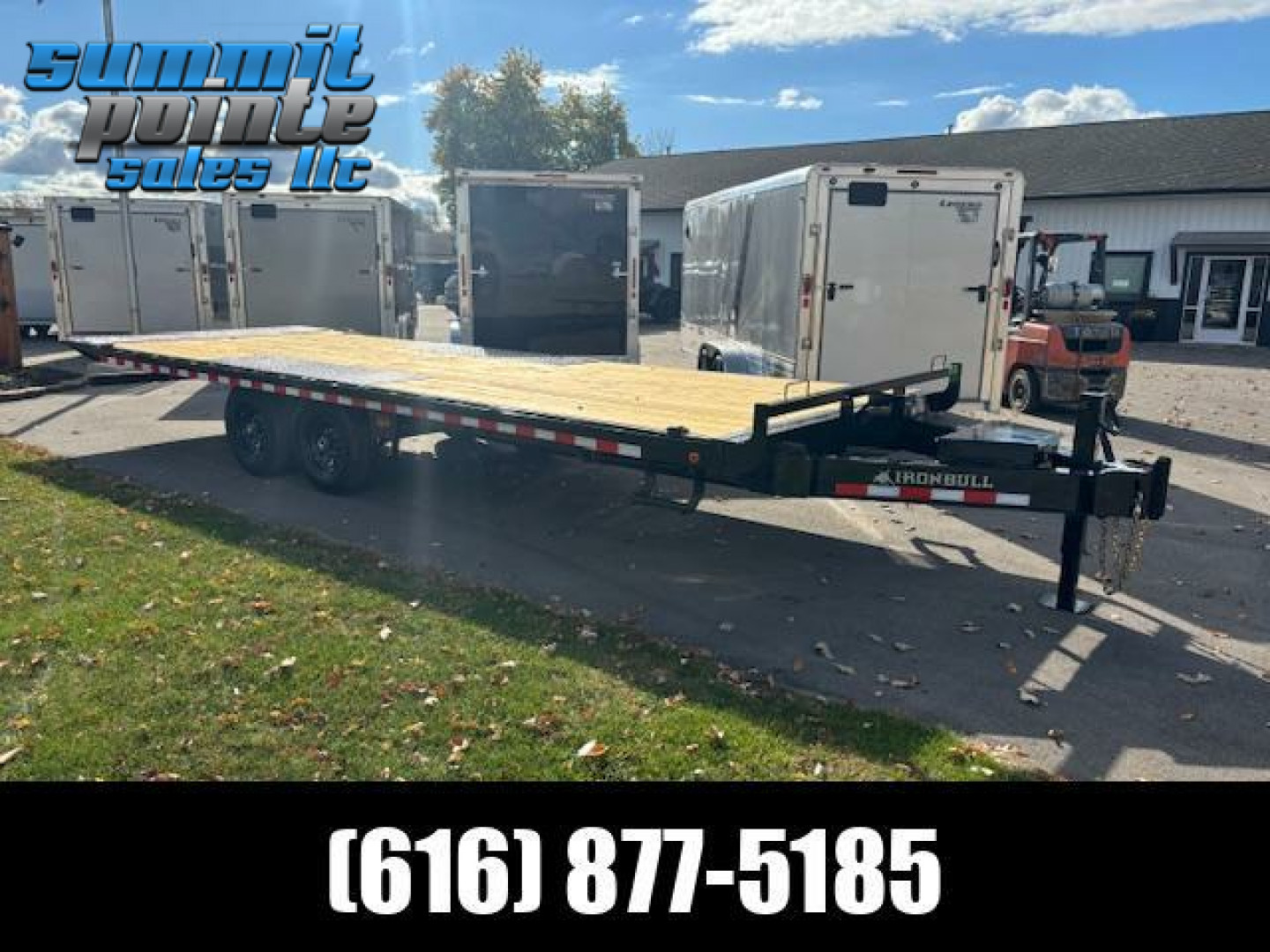New 2025 Iron Bull Trailers TDP 8.5x24 14K Tilt Bed  Equipment Trailer