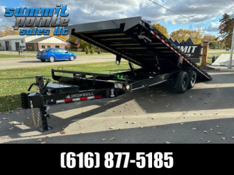New 2025 Iron Bull Trailers TDP 8.5x24 14K Tilt Bed  Equipment Trailer