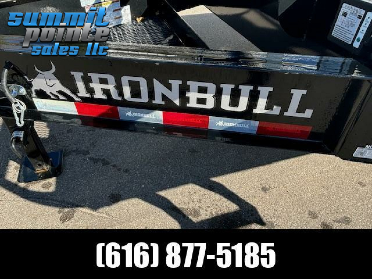 New 2024 Iron Bull Trailers 8.5x22 Deckover 14K Rampage Ramps  Equipment Trailer
