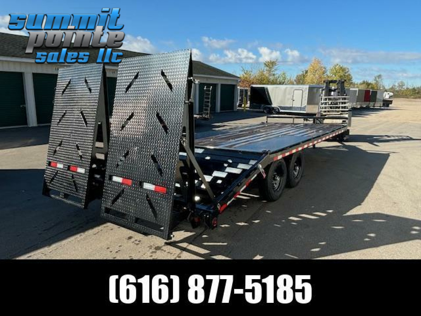 New 2024 Iron Bull Trailers 8.5x22 Deckover 14K Rampage Ramps  Equipment Trailer