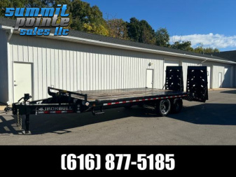 New 2024 Iron Bull Trailers 8.5x22 Deckover 14K Rampage Ramps  Equipment Trailer