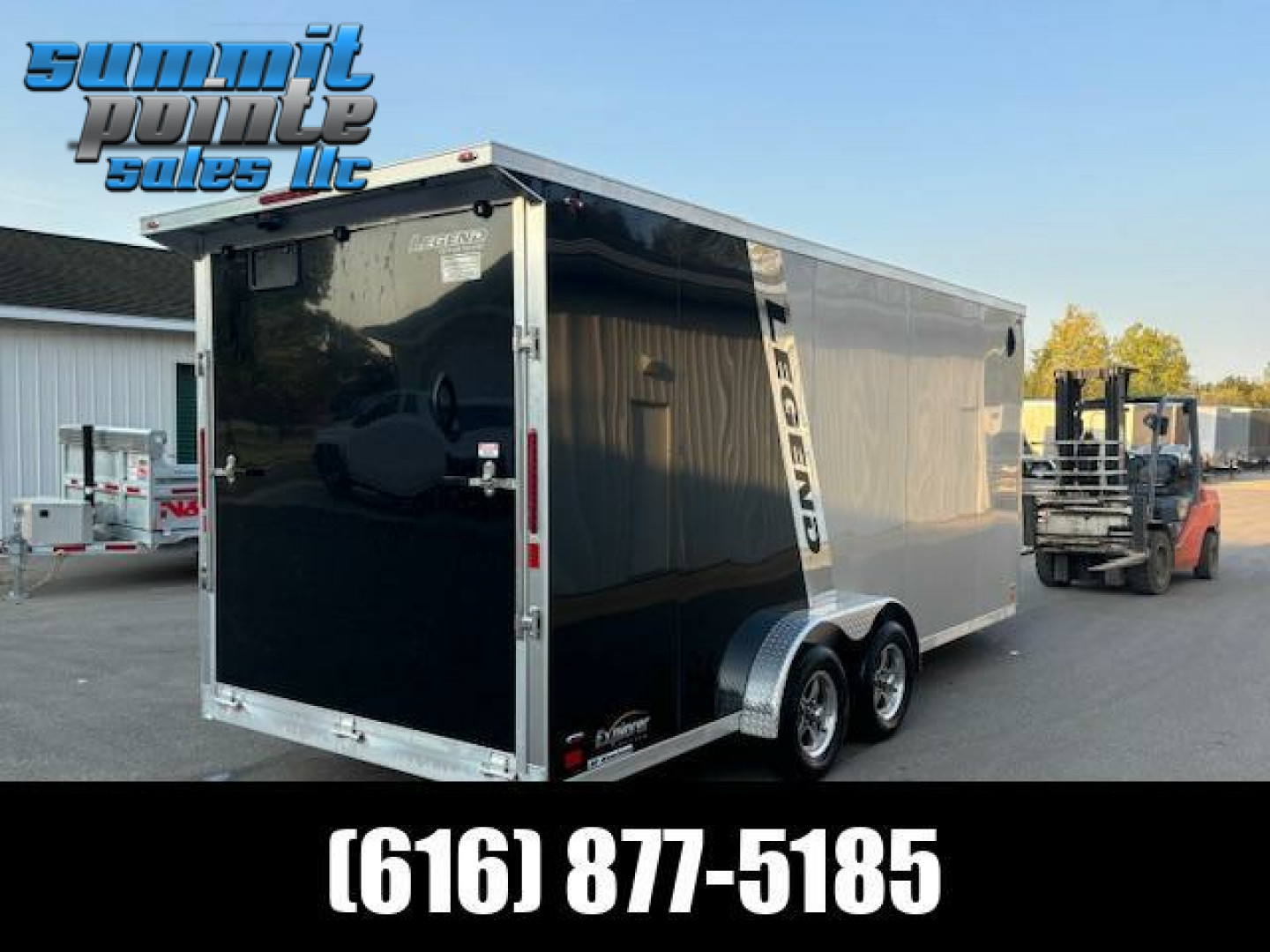 New 2025 Legend Trailers 7.5X23ETA35 All Aluminum  Snowmobile Trailer