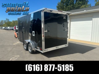 New 2025 Legend Trailers 7.5X19ETA35 All Aluminum  Snowmobile/ATV Trailer