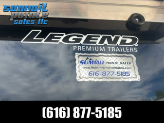 New 2025 Legend Trailers 7.5X19ETA35 All Aluminum  Snowmobile/ATV Trailer