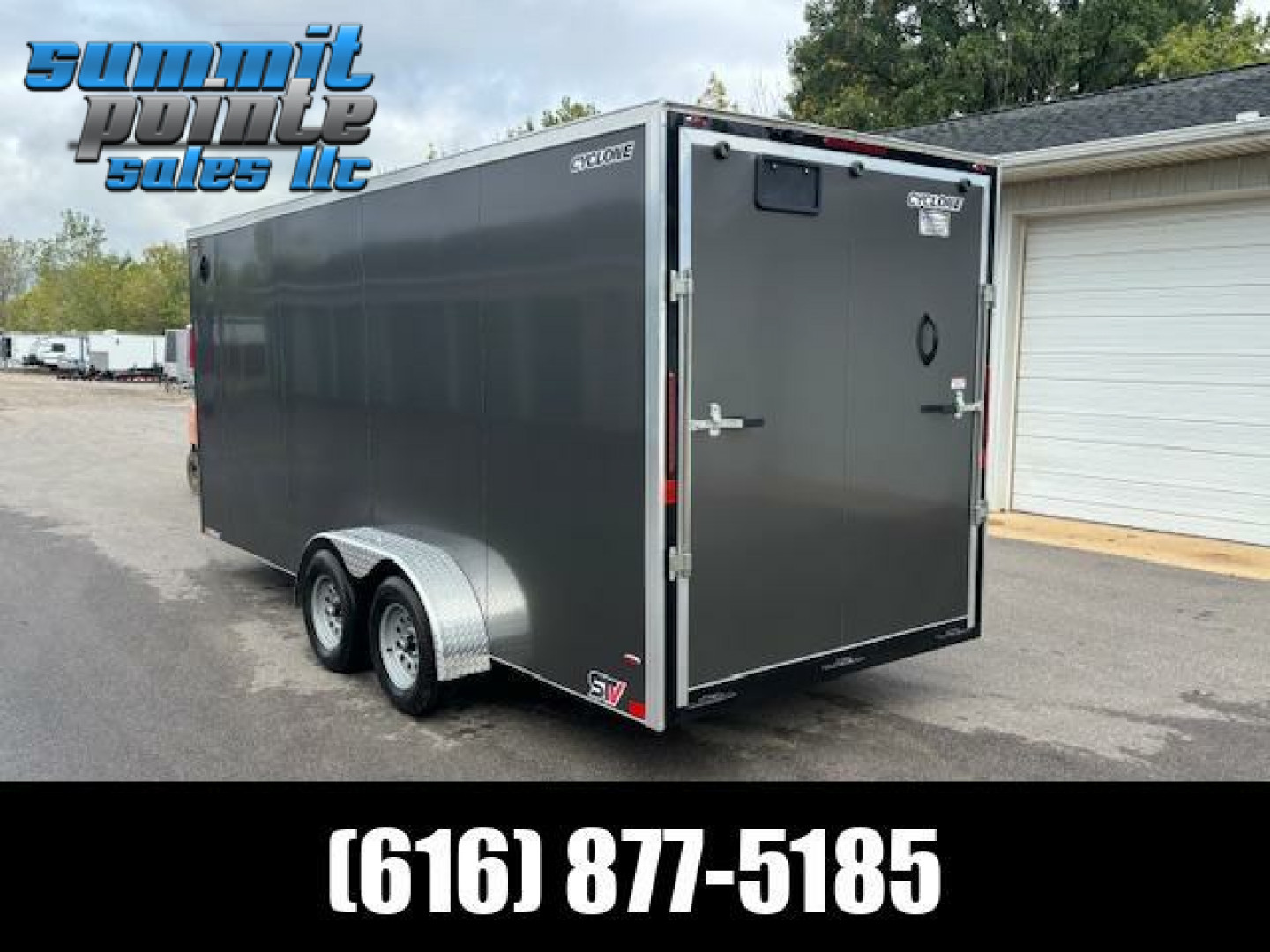 New 2025 Legend Trailers Cyclone Steel Frame Ramp Door Extra Height  Cargo / Enclosed Trailer