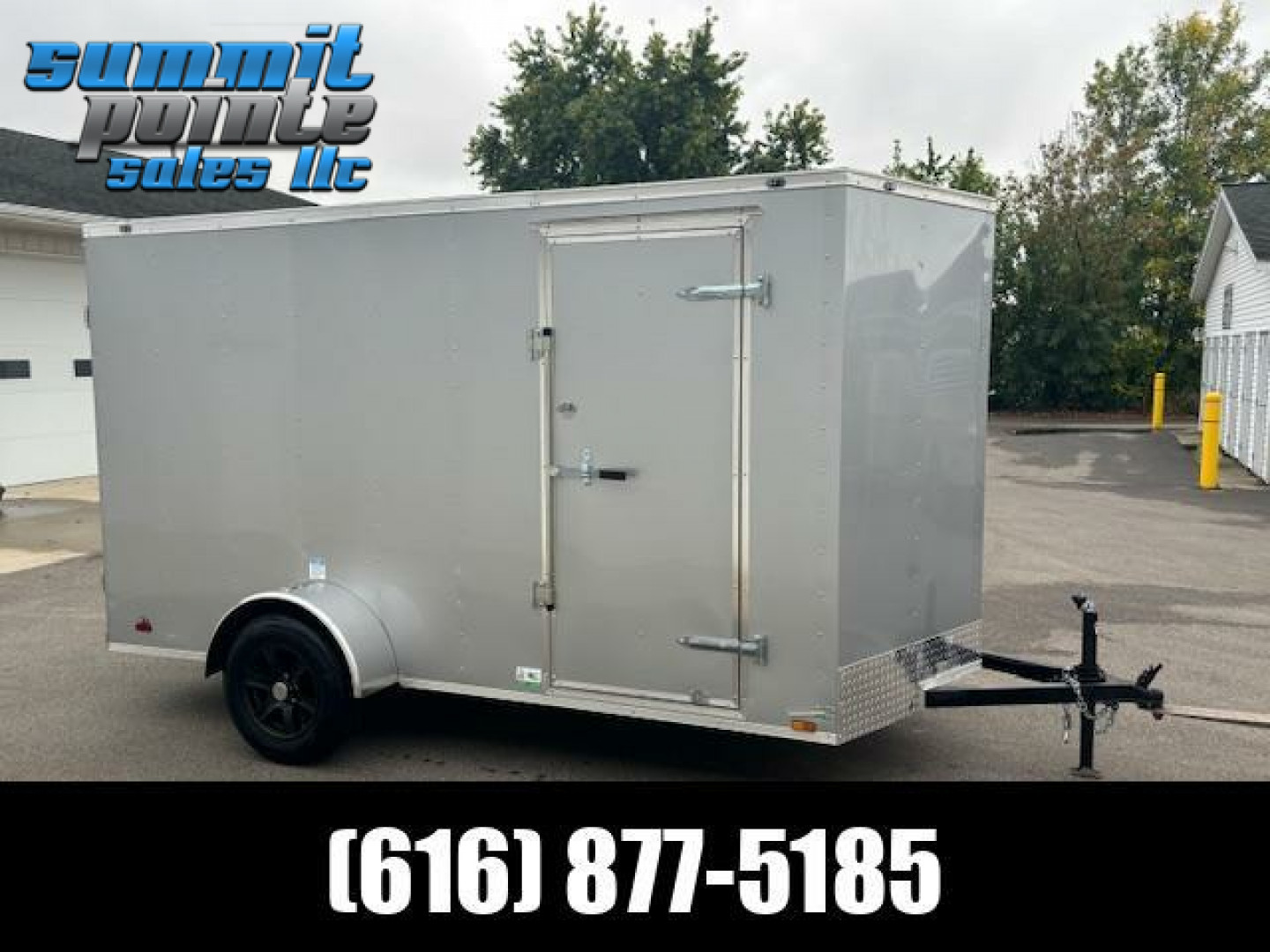 New 2025 Cargo Mate 6x12 V-Nose Ramp Door Extra Height  Cargo / Enclosed Trailer