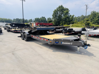 New 2025 Diamond C Trailers HDT208S-22' Hydraulic Dampening Tilt Trailer