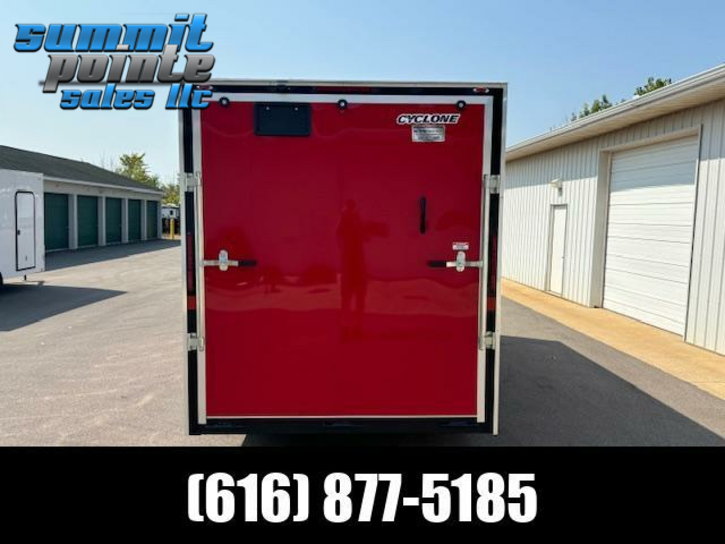 New 2025 Legend Trailers Cyclone 7x18 V-Nose Ramp Door Extra Height  Cargo / Enclosed Trailer