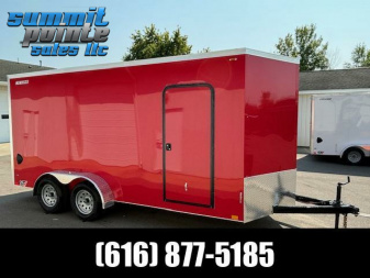 New 2025 Legend Trailers Cyclone 7x18 V-Nose Ramp Door Extra Height  Cargo / Enclosed Trailer