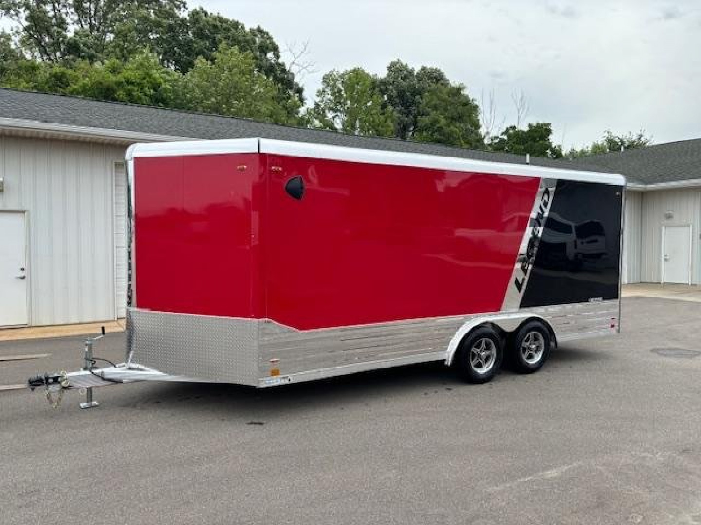 New 2025 Legend Trailers 8X21DVNTA35  All Aluminum Cargo / Enclosed Trailer Ramp Door Extra height