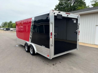New 2025 Legend Trailers 8X21DVNTA35  All Aluminum Cargo / Enclosed Trailer Ramp Door Extra height