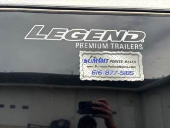 New 2025 Legend Trailers 8X21DVNTA35  All Aluminum Cargo / Enclosed Trailer Ramp Door Extra height