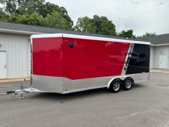 New 2025 Legend Trailers 8X21DVNTA35  All Aluminum Cargo / Enclosed Trailer Ramp Door Extra height