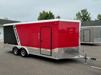 New 2025 Legend Trailers 8X21DVNTA35  All Aluminum Cargo / Enclosed Trailer Ramp Door Extra height