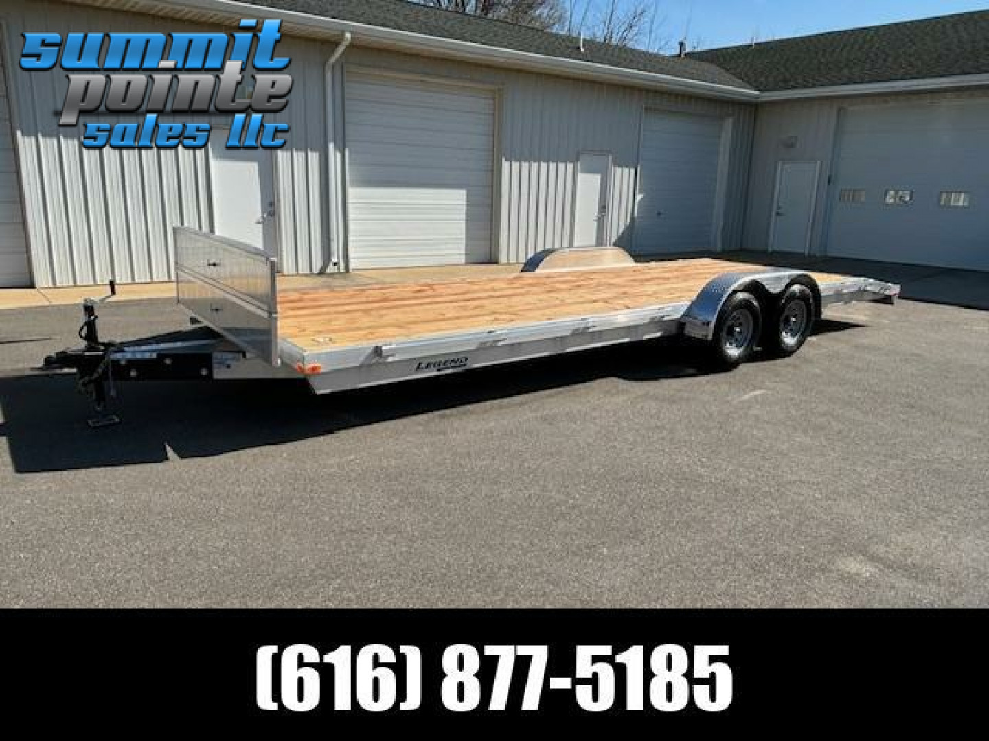 New 2024 Legend Trailers 7X24OCHTA52 Car / Racing AluminumTrailer