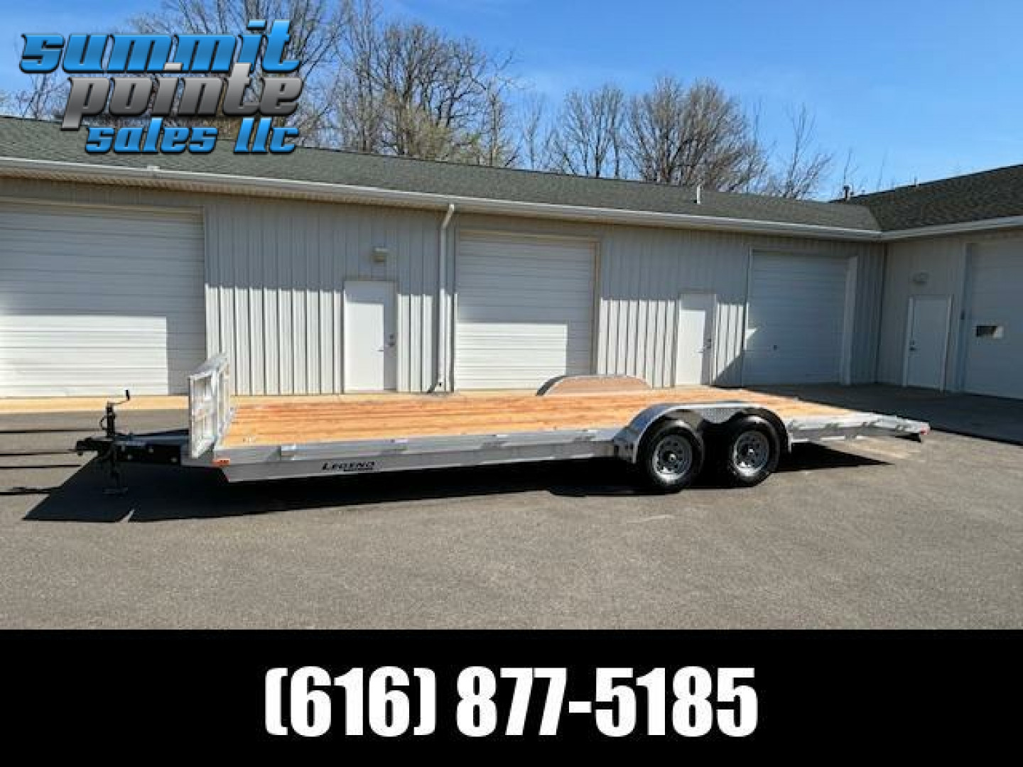 New 2024 Legend Trailers 7X24OCHTA52 Car / Racing AluminumTrailer