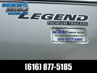 New 2024 Legend Trailers 8X17FTVTA Aluminum Enclosed Trailer Ramp door Extra Height  Cargo / Enclosed Trailer