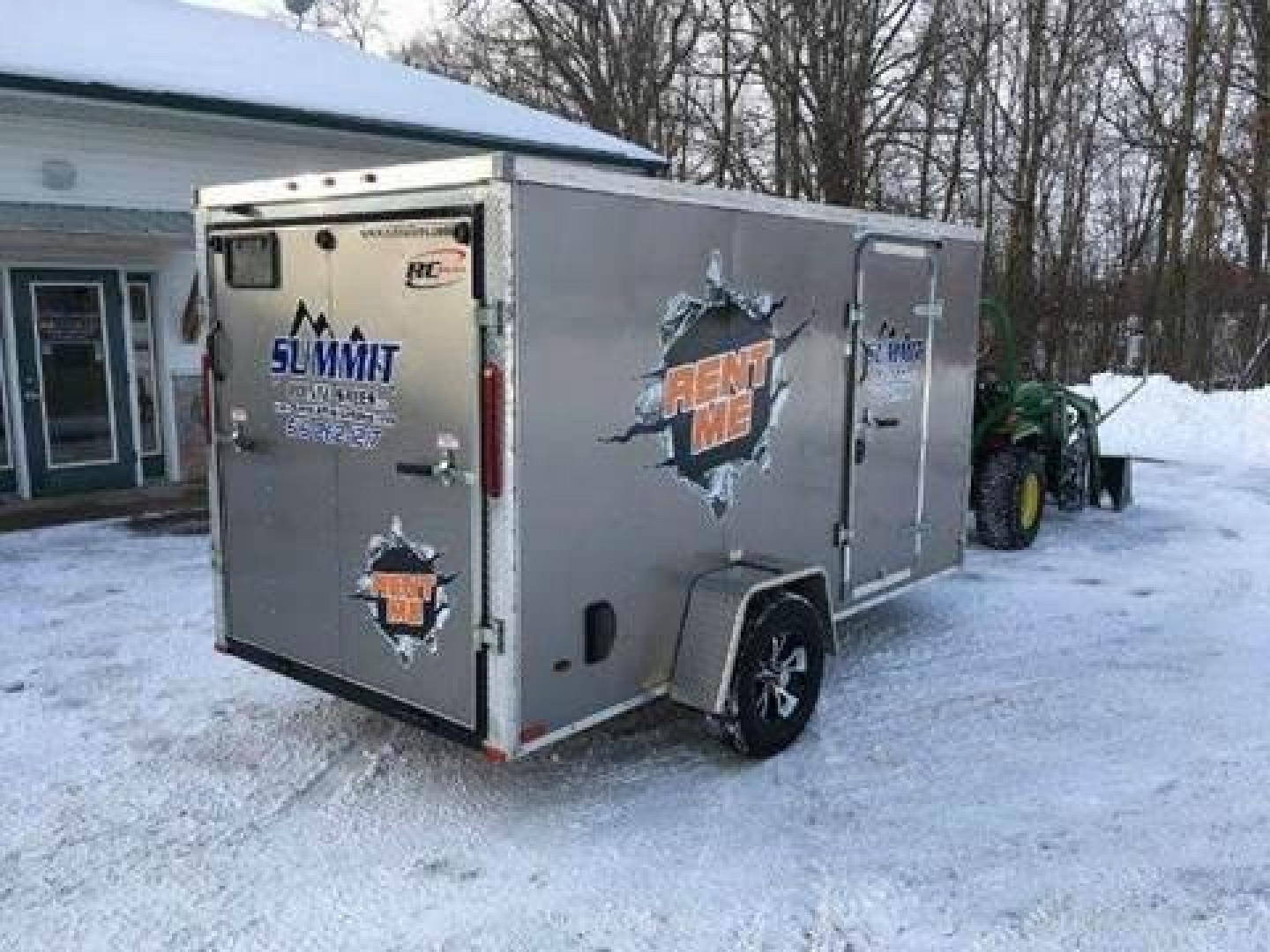 Used 2013 Royal Cargo ENCLOSED RENTAL TRAILER 6X12 V NOSE RAMP DOOR