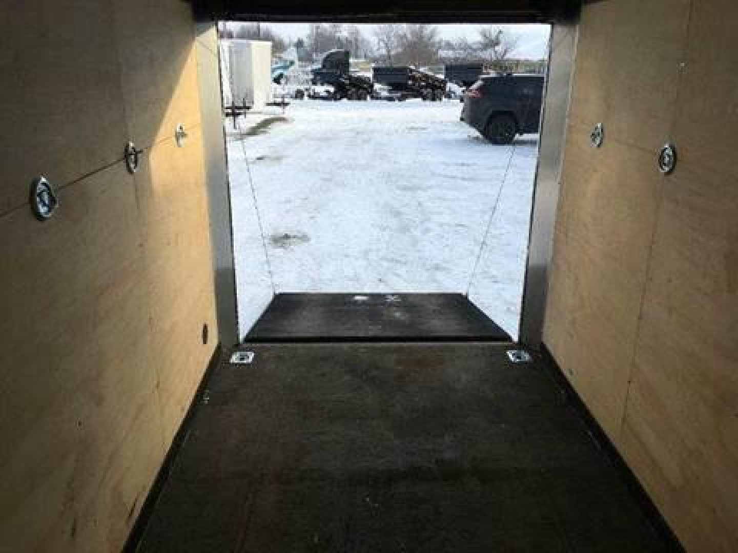 Used 2013 Royal Cargo ENCLOSED RENTAL TRAILER 6X12 V NOSE RAMP DOOR