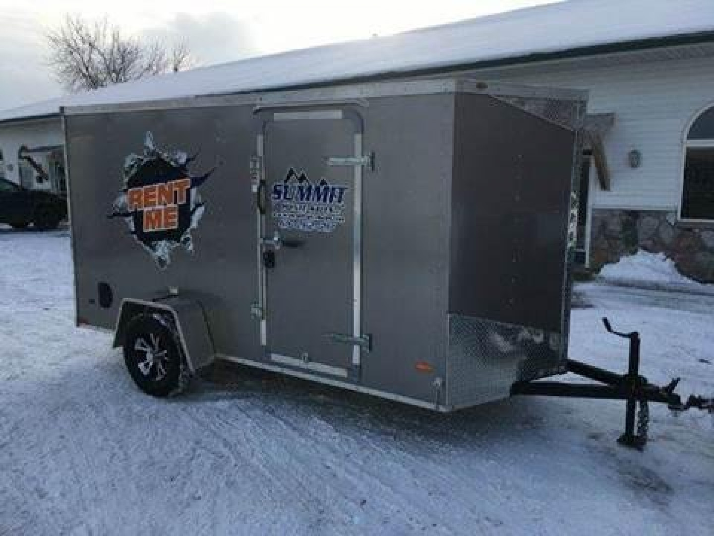 Used 2013 Royal Cargo ENCLOSED RENTAL TRAILER 6X12 V NOSE RAMP DOOR