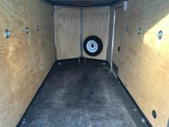 Used 2013 Royal Cargo ENCLOSED RENTAL TRAILER 6X12 V NOSE RAMP DOOR