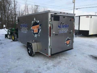 Used 2013 Royal Cargo ENCLOSED RENTAL TRAILER 6X12 V NOSE RAMP DOOR