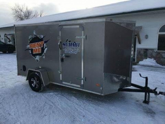 Used 2013 Royal Cargo ENCLOSED RENTAL TRAILER 6X12 V NOSE RAMP DOOR