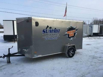Used 2013 Royal Cargo ENCLOSED RENTAL TRAILER 6X12 V NOSE RAMP DOOR