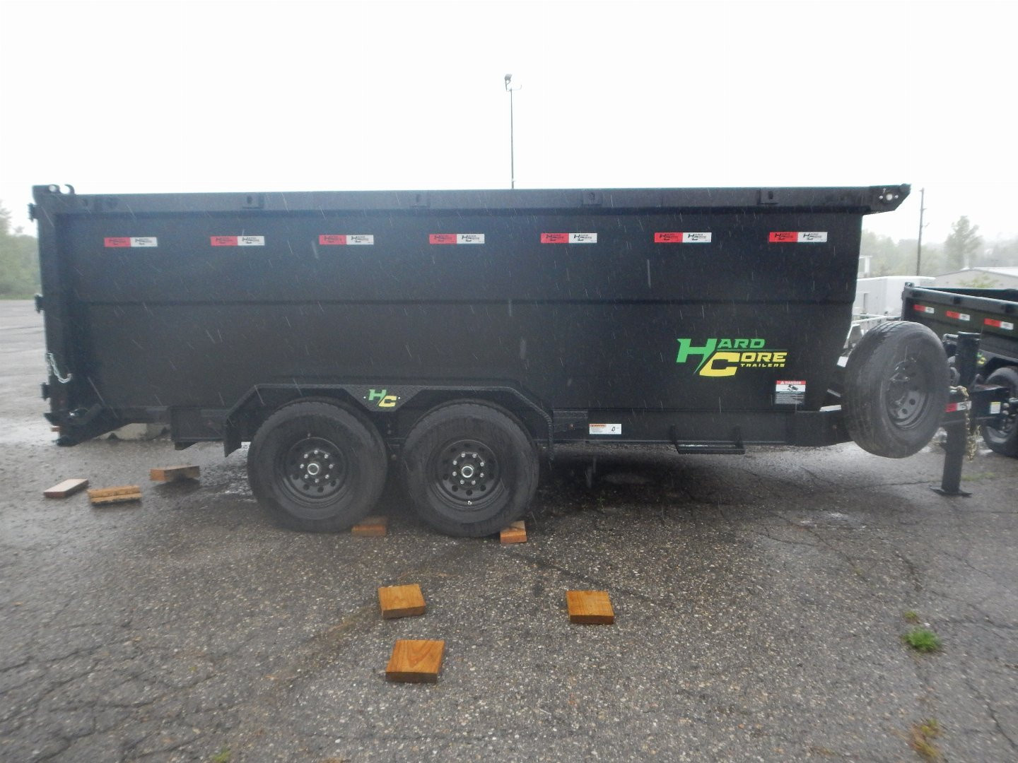 New 2025 HardCore 7 X 14 H.S 14K# Dump Trailer