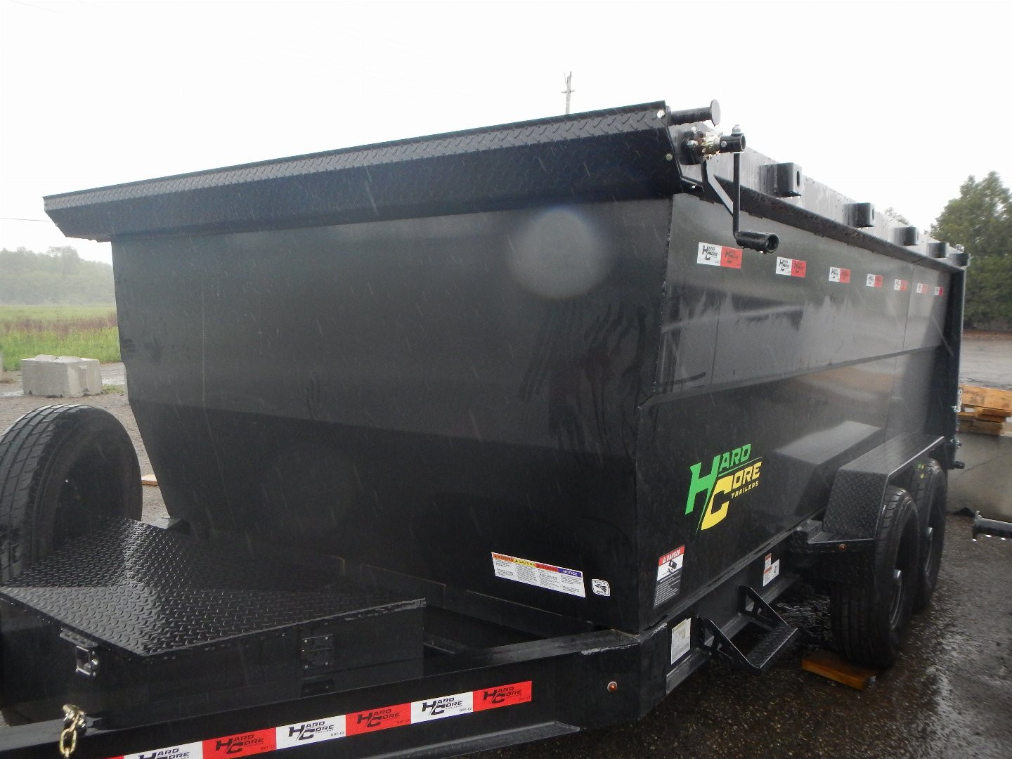 New 2025 HardCore 7 X 14 H.S 14K# Dump Trailer