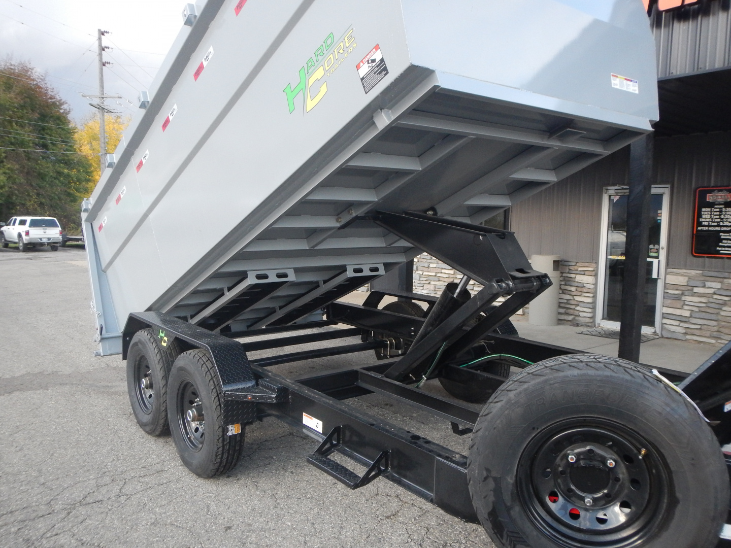 New 2025 HardCore 7 X 14 H.S 14K# Dump Trailer