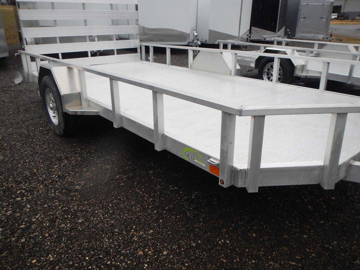 New 2025 NEO Trailers 7 X 14 FLATBED Utility Trailer