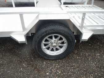 New 2025 NEO Trailers 6 X 12 ALUMINUM FLAT BED Utility Trailer