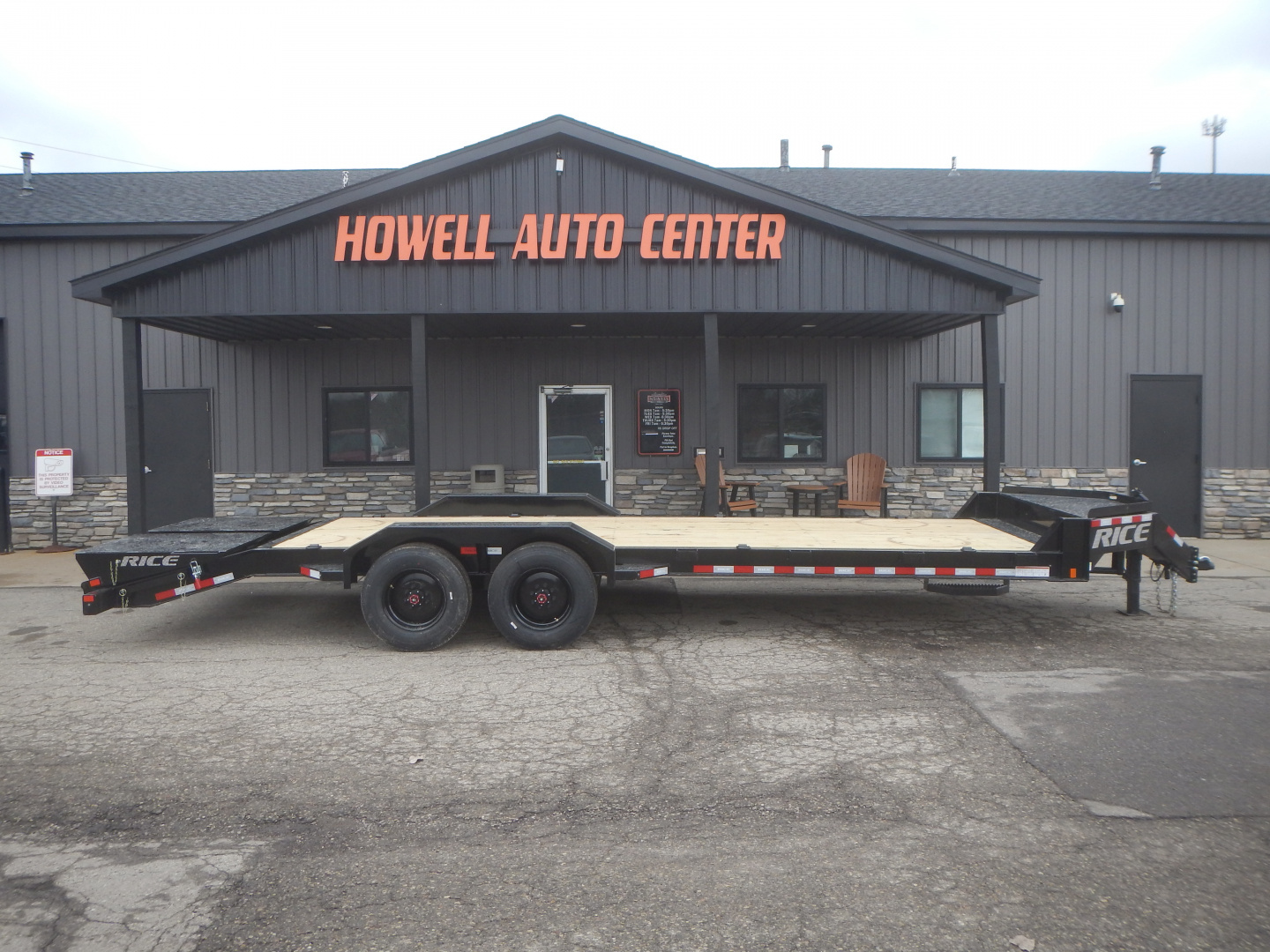 New 2026 Rice Trailers FMHDMH8224 Equipment Trailer