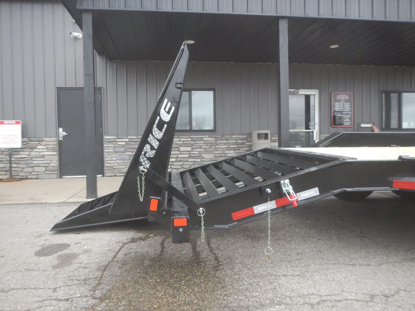 New 2026 Rice Trailers FMHDMH8224 Equipment Trailer