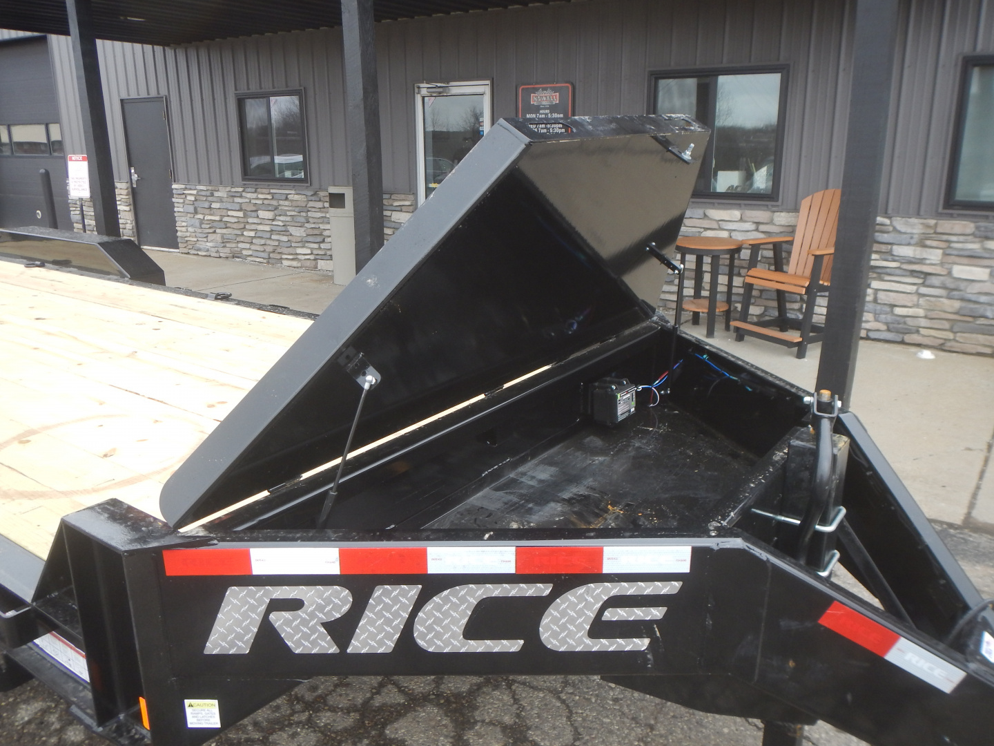 New 2026 Rice Trailers FMHDMH8224 Equipment Trailer