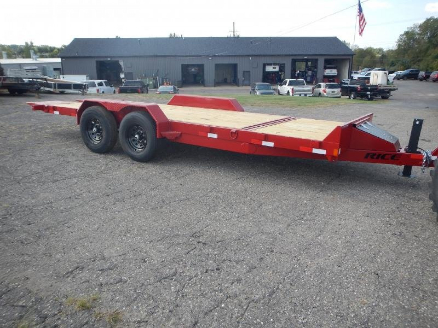 New 2025 Rice PTH20S Equipment Trailer