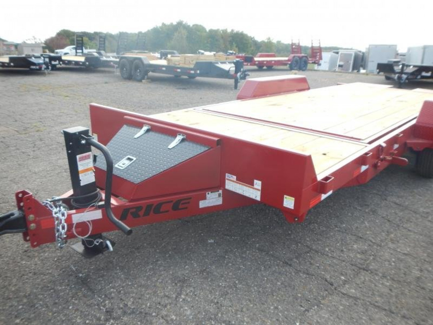 New 2025 Rice PTH20S Equipment Trailer
